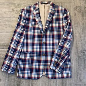 Boys Ralph Lauren Plaid Blazer.